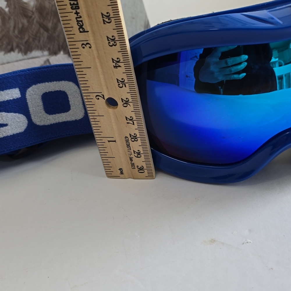 NIB Akaso Ski Snowboarding Glasses Blue Frame Blue Lens - Picture 13 of 13